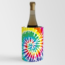 Rainbow Tie Dye Wine Chiller