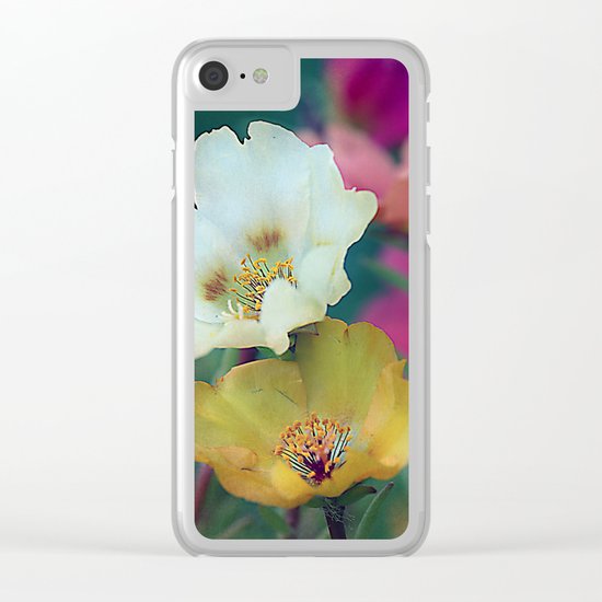 Flower duo Clear iPhone Case