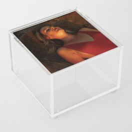 Golden Hour, Golden Girl Acrylic Box