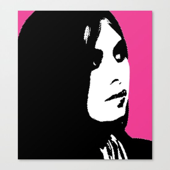 Jesi Meets Warhol Canvas Print