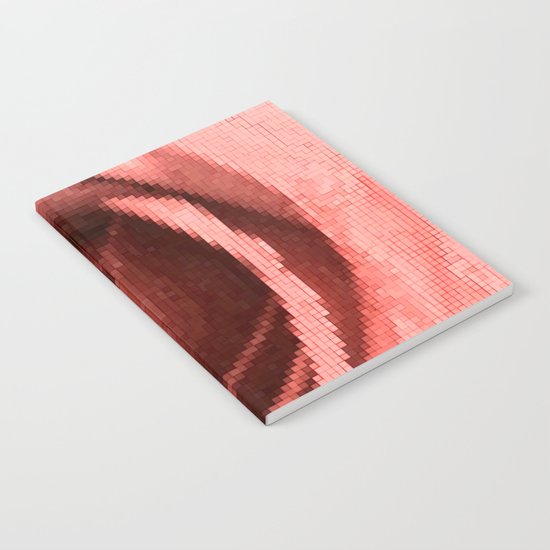 Rosy mosaic Notebook