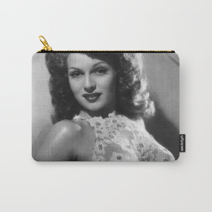 Rita Hayworth, Hollywood Starlet black and white photograph / black and white photography Carry-All Pouch