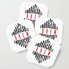 Embraceable Brew - Modern Logo Coaster