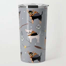 chihuahua witch wizard magical dog breed gifts Travel Mug