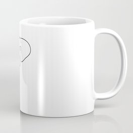 one line elephant - hubris Coffee Mug