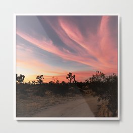Joshua Tree Sunset Metal Print
