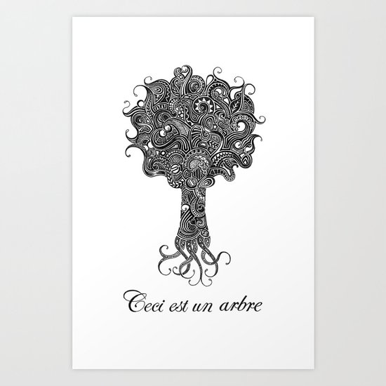 Arbre Art Print