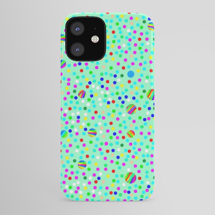 Colorful Rain 04 iPhone Case