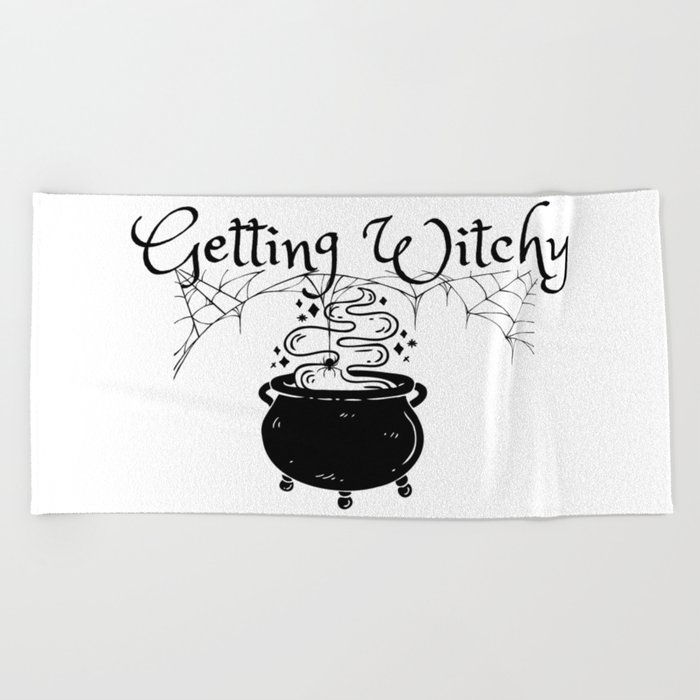 Getting Witchy Beach Towel