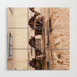 Spiral Staircase in Athens #1 #wall #art #society6 Wood Wall Art
