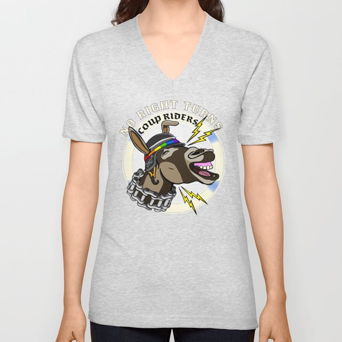 Coup Riders V Neck T Shirt