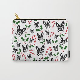 CHRISTMAS GIFTS, FRENCH BULLDOG LOVERS GIFT WRAPPED FROM MONOFACES IN 2022 Carry-All Pouch | Graphicdesign, Loveyourfrenchie, Xmastree, Frencht Shirts, Giftwrappingpaper, Frenchie, Xmasdecorations, Shopearly, Christmasmovie, Frenchieclothes 
