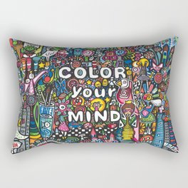 color your mind by Astorg Audrey Rectangular Pillow