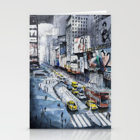 Time square - New York City Stationery Cards