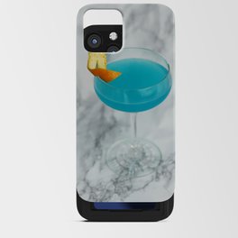 Blue Vodka Martini, Marble Kitchen iPhone Card Case