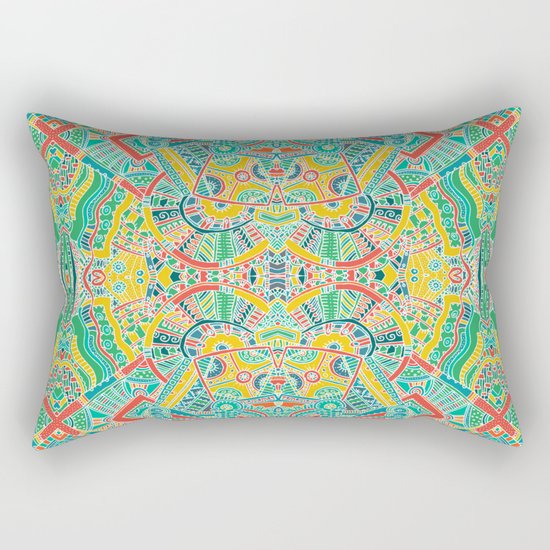 Boho pattern Rectangular Pillow