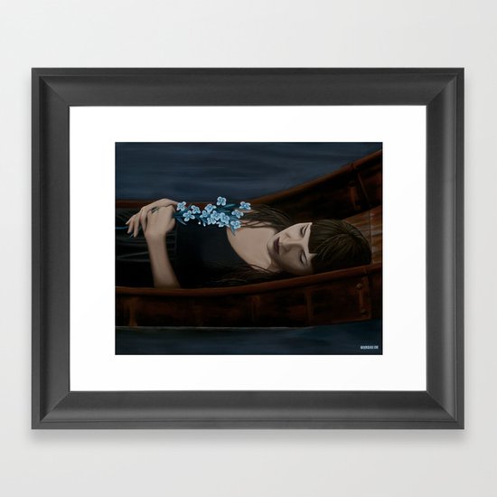 the best days are the first to flee Framed Art Print