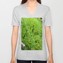 Mystic Moss V Neck T Shirt