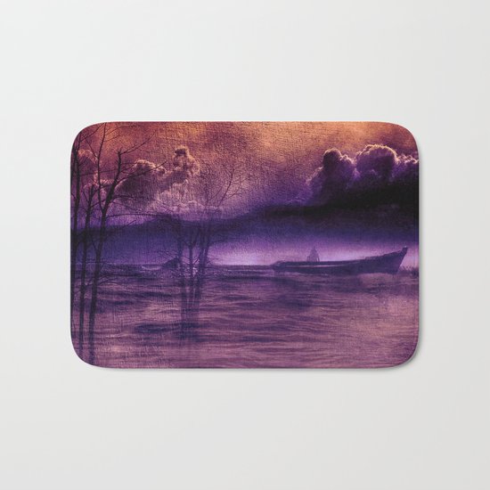 purple trip Bath Mat