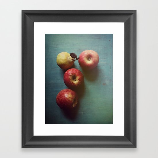 Autumn Apples Framed Art Print