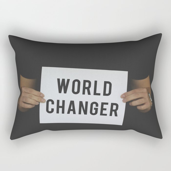 World Changer Rectangular Pillow