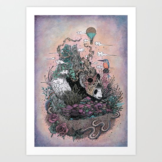 Land of the Sleeping Giant Art Print