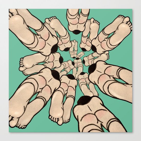 DIVING Canvas Print