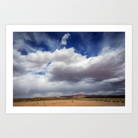 Desert Big Sky Art Print