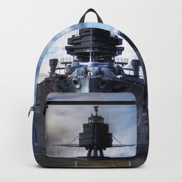 Battleship USS Texas  Backpack | Historical, Battleshiptexas, Landscape, Landmark, Photo, Warship, Landmarks, Old, Ship, Hdr 