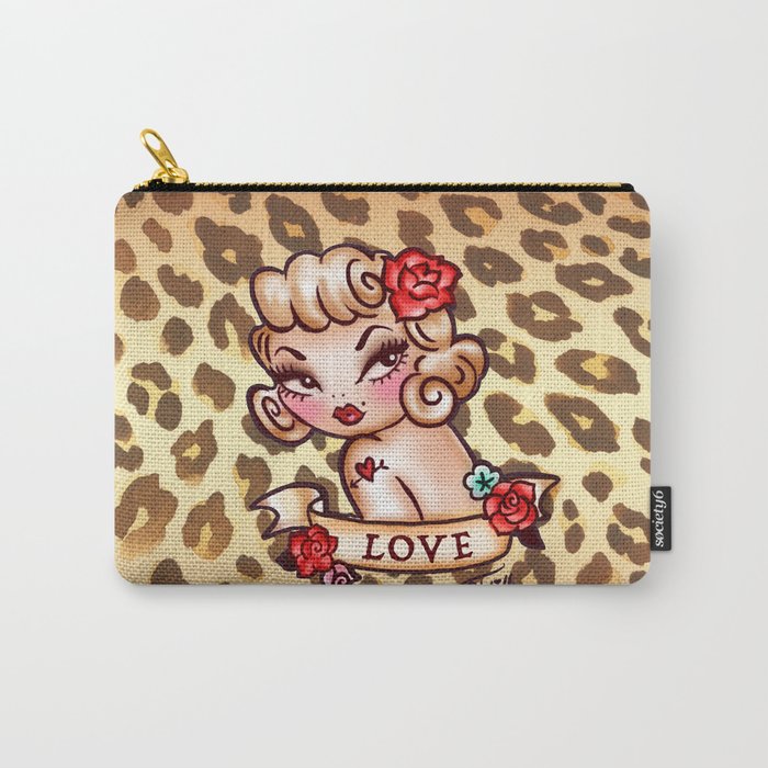 Lady Leopard Carry-All Pouch