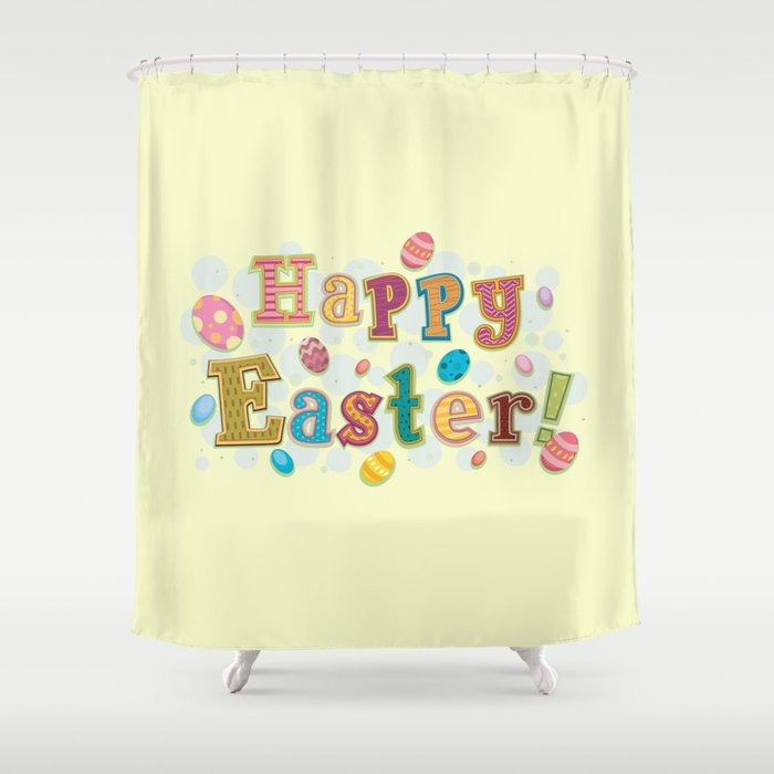 easter shower curtains