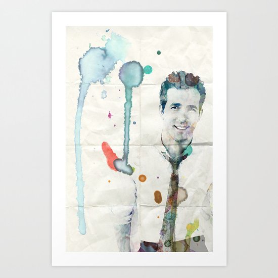 Ryan Reynolds Art Print