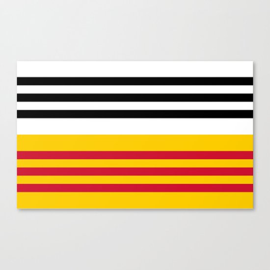 Flag of Loon op Zand Canvas Print