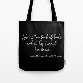 Little Women Quote II - Handwriting Style Tote Bag