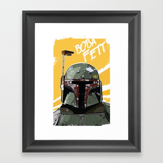 Fett Framed Art Print