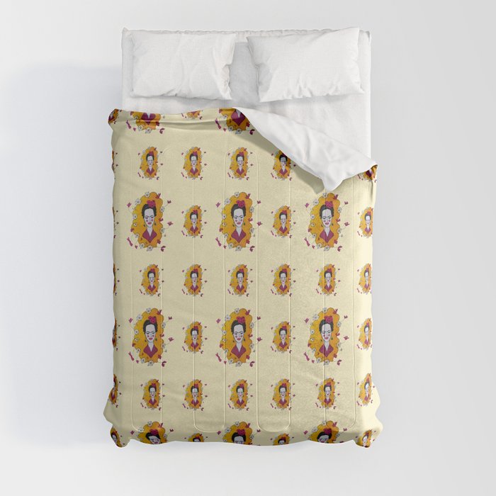 Frida Kahlo Colors Comforter