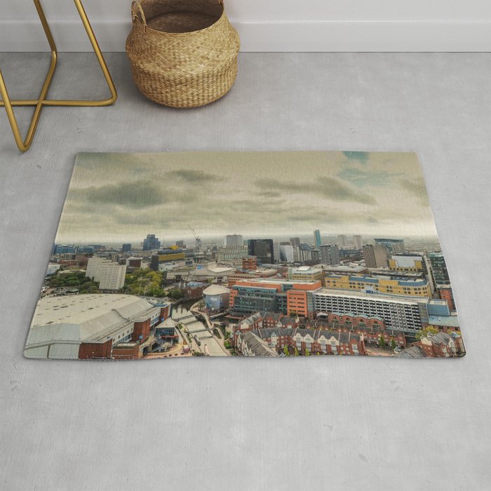 Birmingham City Skyline Rug