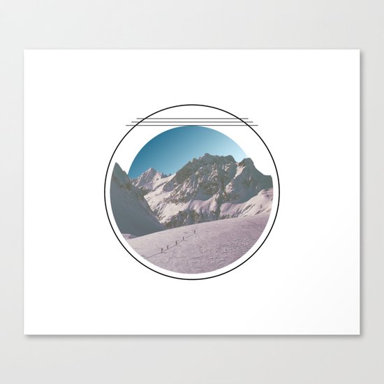 Climbing the Mountain Canvas Print