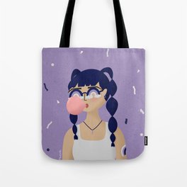 Bubblegum Chic Girl Tote Bag