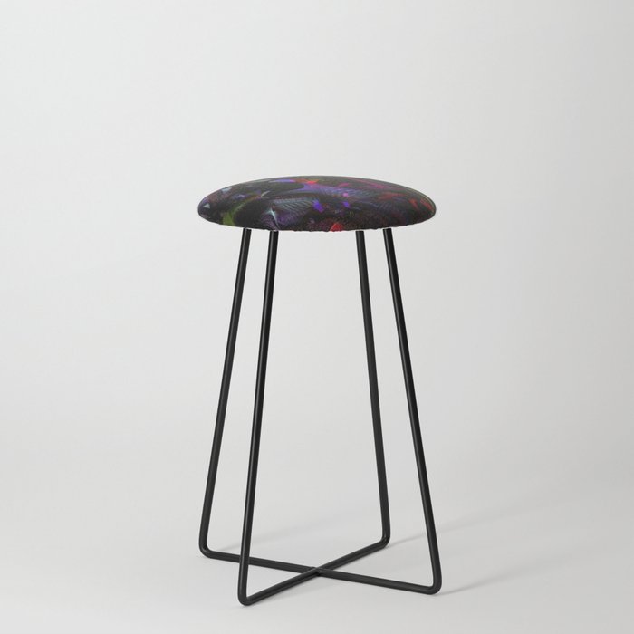 Digital glitch Counter Stool