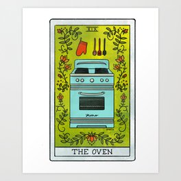 The Oven | Baker’s Tarot Kunstdrucke | Food, Tarot, Bakery, Digital, Kitchen, Baker, Curated, Foodie, Cook, Baking 