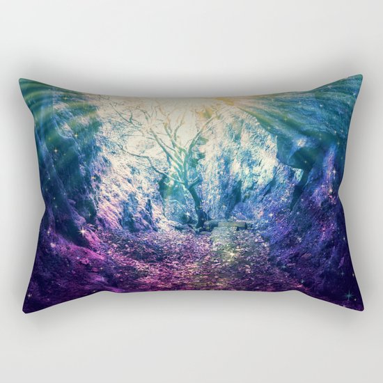 Light At The End of the Tunnel : Deep Pastels Rectangular Pillow