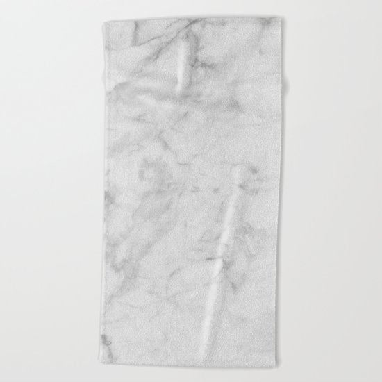 Carrara Marble Beach Towel