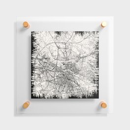 Wroclaw, Poland - Vintage city Map - Wroclove Floating Acrylic Print