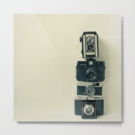 Camera Love Metal Print | Retro, Still Life, For Him, Fathers Day, Masculine, Camera Art, Office Art, For Dad, Photo, Simple 