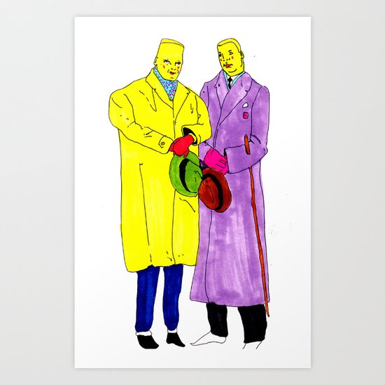 dudes Art Print