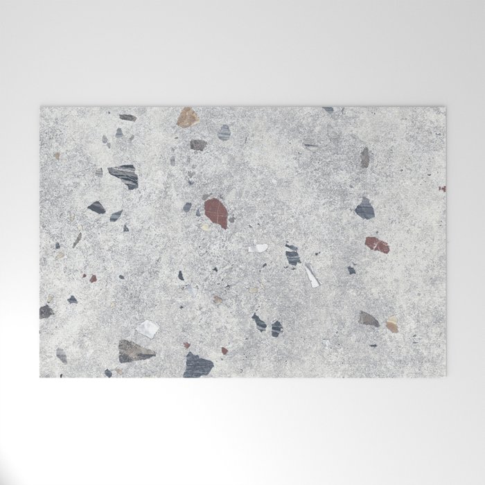 Grey Terrazzo Welcome Mat