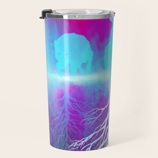 Flame Horizon Travel Mug By Themindblossom Society6