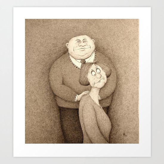 Ghal Dejjem (Forever) Sepia Version Art Print