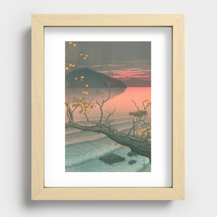 Sunset At Lake Towada, Nenokuchi - Vintage Japanese Woodblock Print Art By  Hasui Kawase, 1930's. Art Print by VintageJapaneseArt | Society6